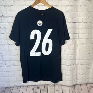 Pittsburgh‎ Steelers Men's T-Shirt NFL Le'Veon Bell 26  Size L Large Majestic